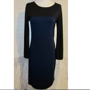 NEW BANANA Rep 4 Small Bodycon Blue Black Dress